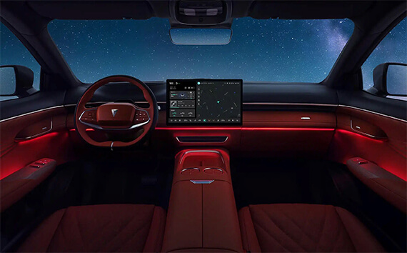 64-Color Ambient Lighting System | Changan Caribbean
