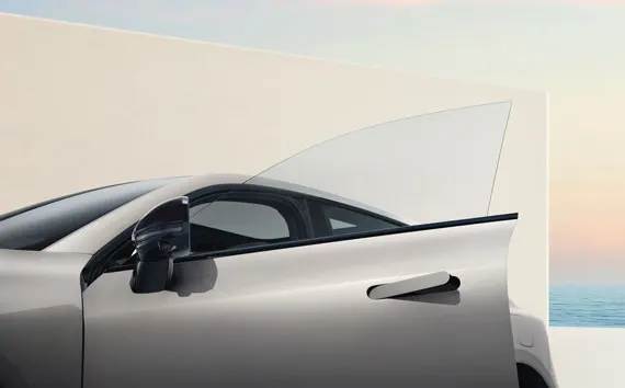 Frameless Windows With Hidden Electric Door Handles | Changan Caribbean